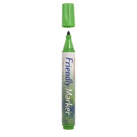 Friendly Permanent märkpenna, alkoholbaserat bläck, 3 mm, tunn spets, grön produktfoto