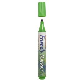 Friendly Permanent märkpenna, alkoholbaserat bläck, 3 mm, tunn spets, grön produktfoto