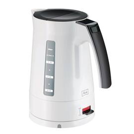 MELITTA Wasserkocher ENJOY® Aqua, Kunststoff, 2400 Watt, 1,7Liter, weiß/schwarz Artikelbild