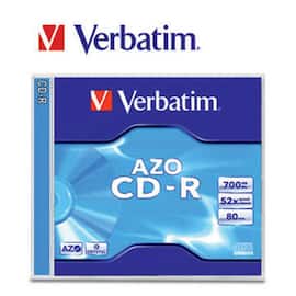 Verbatim CD-R AZO Rohling, 52x, 700MB, 10 Stück Jewel Case Artikelbild