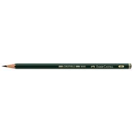 Faber-Castell Blyertspenna, CASTELL 9000 8B, sexkantig pennkropp, grön produktfoto