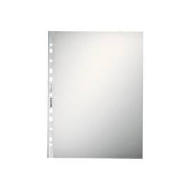 Leitz Prospekthüllen, Klarsichthülle, Klarsichtfolie, oben offen, A4, PP, transparent, 100 Stück/Packung Artikelbild