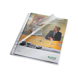 Leitz Prospekthülle, PP, A4 oben und Lochseite offen, A4, transparent (100 Stück) Artikelbild