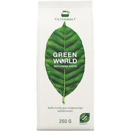 Kaffe GREEN WORLD filtermalt økolog 250g produktbilde