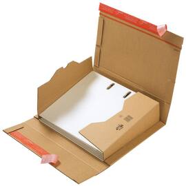 ColomPac Ordner-Versandverpackung mit doppeltem Verschluss, 320x290x-80mm, Braun, 20 Stück Artikelbild