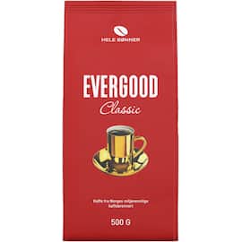 Kaffe EVERGOOD classic hele bønner 500g produktbilde