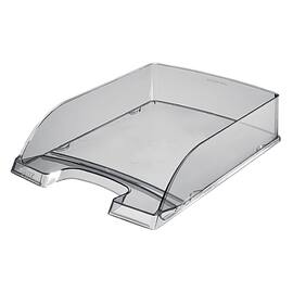 Leitz Briefkorb Plus 5226, Ablagekorb,  A4 Grau transparent, 1 Stück Artikelbild