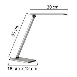 Lampe UNILUX LED Terra metalgrå produktbilde