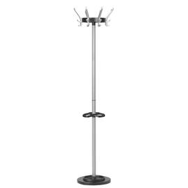Unilux Garderobenständer Cypres, 8 Haken, 340x1700mm, grau, 1 Stück Artikelbild