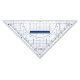 Staedtler Mars Geodreieck mit abnehmbarem Griff, Schuldreieck, Geometrie, glasklar, 22 cm, 1 Stück Artikelbild