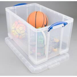 Really Useful Box Aufbewahrungsbox, PP, 84 Liter, 710x440x380mm, transparent, 1 Stück Artikelbild