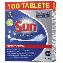 Sun Spülmaschinenreiniger PROFESSIONAL, Classic, Gschirrspültabs, 100 Stück, 1 Packung Artikelbild