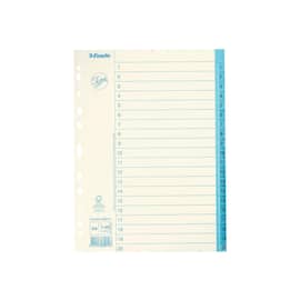 Jopa Pappersregister, A4 1–20-flikuppsättning, vit/blå produktfoto