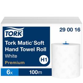 Tork Handduk Matic Mjuk H1, 2-lagers vit produktfoto