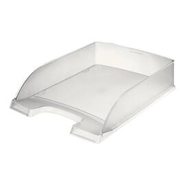 Leitz Briefkorb Plus 5227, Ablagekorb, A4, Farblos frost, 1 Stück Artikelbild