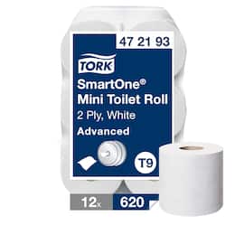 Tork Toalettpapper SmartOne Advanced T9 2-lag produktfoto