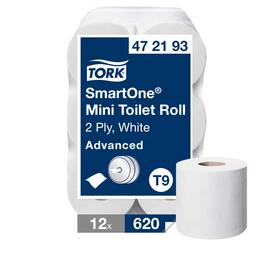 Tork Toalettpapper SmartOne Advanced T9 2-lag produktfoto
