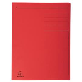 Exacompta Aktenmappe Forever, Flügelmappe, Sammelmappe, 3 Klappen, 240x320mm, rot, 50 Stück pro Packung Artikelbild