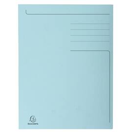 Exacompta Einschlagmappe Forever®, Karton (RC), 280g/m², 3 Klappen, A4, 240x320mm, hellblau, 50 Stück pro Packung Artikelbild
