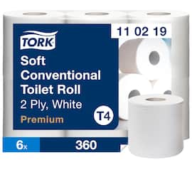 Toalettpapir TORK 2L myk T4 50,4m (6) produktbilde