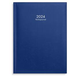 Burde Veckojournal 2024 konstl. mörkblå - 1110 produktfoto