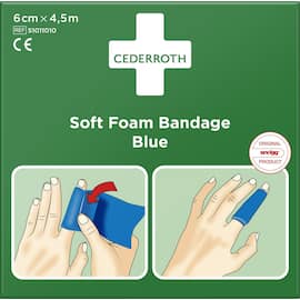 Bandasje CEDERROTH Soft Foam 4,5m blå produktbilde