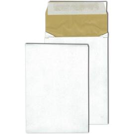 MAILmedia® Polster-Faltentasche C5, Haftklebeverschluss, 360 g/m², 162x229x50mm, weiß, 100 Stück Artikelbild