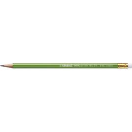 STABILO Grafitpenna, GreenGraph 6004, HB-stift, sexkantig pennkropp, grön produktfoto