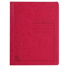 Exacompta Schnellhefter, Colorspankarton, 355 g/m², 1/1 Vorderdeckel, kaufmännische Heftung, A4, 240x320mm, rot, 1 Stück Artikelbild