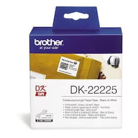 Brother Etikett DK22225 38mm vit produktfoto