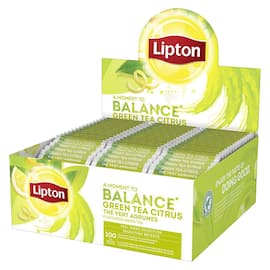 Te LIPTON grønn m/sitron  (100) produktbilde
