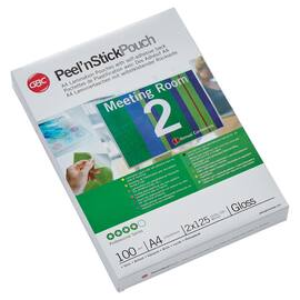 Lamineringslomme GBC A4 Peel`nStick(100) produktbilde