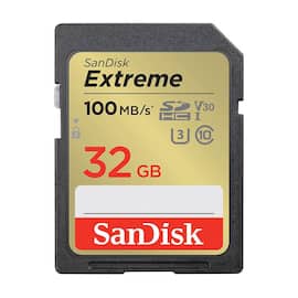 SanDisk Minneskort  SDHC Extreme 32GB C10 produktfoto