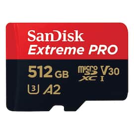 SanDisk Minneskort  MicroSDXC E. Pro512GB produktfoto