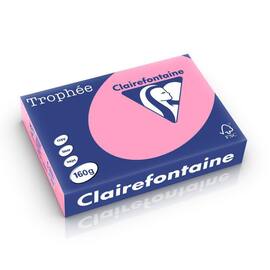 Clairefontaine Multifunktionspapier Trophée, Kopierpapier, Druckerpapier, rose pastell, A4, 160g, 250 Blatt, 1 Packung Artikelbild