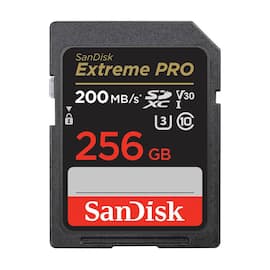 SanDisk Minneskort  SDHC Extreme Pro256GB produktfoto