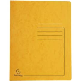 Exacompta Schnellhefter, Colorspankarton, 355 g/m², 1/1 Vorderdeckel, kaufmännische Heftung, A4, 240x320mm, gelb, 1 Stück Artikelbild