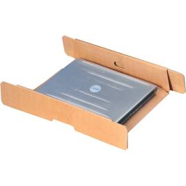 Pressel Lapsnap Folienfixierverpackung für 17'' und 19'' Laptops, 440x322x92mm, Braun, 10 Stück Artikelbild