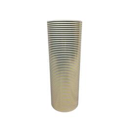 Diskrull 154m x 57cm gull/hvit striper produktbilde