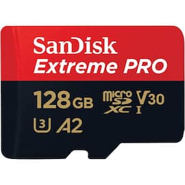 SanDisk Minneskort  MicroSDXC E. Pro128GB produktfoto