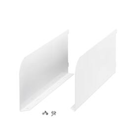 Hyllegavl ELFA sparring 40cm hvit (2) produktbilde