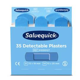 Plaster SALVEQUICK detectable blå (6x35) produktbilde