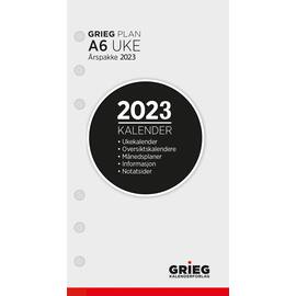 Årspakke GRIEG A6 2023 uke produktbilde