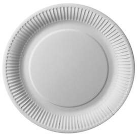 Tallerken PURE papp 26cm hvit (25) produktbilde