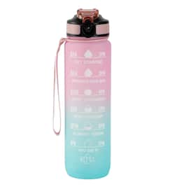 Drikkeflaske Motivation Bottle rosa/blå produktbilde