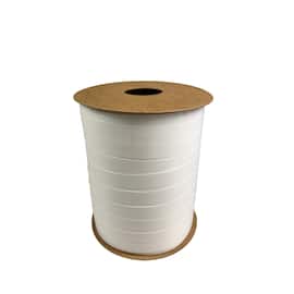 Gavebånd 250mx10mm blank hvit produktbilde