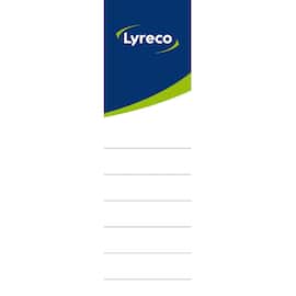 Ryggetikett LYRECO perm 30x187mm (10) produktbilde