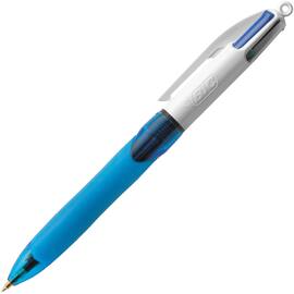 BIC® 4 Colours™ Kugelschreiber, 4 Minen in den Farben Schwarz, Rot, Blau, Grün, 0,4mm, 1 Stück Artikelbild