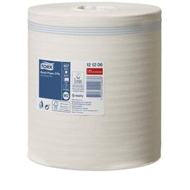 Tork Papierhandtuch 320 M2, Handtuchrolle, 2-lagig, weiß, 457 Tücher pro Rolle, 1 Rolle Artikelbild