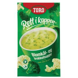 Blomkål/Brokkolisuppe TORO rett i koppen produktbilde